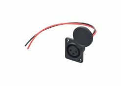 Brand new 🎉 Mon Ster XLR Off-Board Battery Charging Port With Cover & Wires ⭐